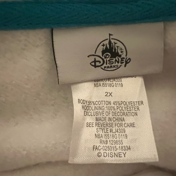 Disney Parks WDW 2019 Zip Hoodie Sweatshirt - Picture 6 of 8